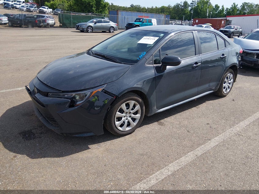2026 Toyota Corolla VIN 5YFB4MDEXTP381750 IAAI salvage auction — FRONT & REAR, Salvage (Mississippi), sold $4,750 on 2026-07-23 (photo 2)