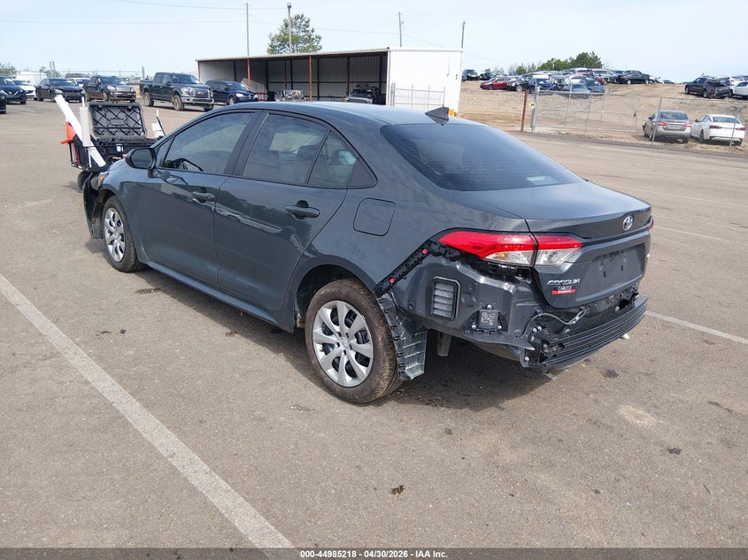 2026 Toyota Corolla VIN 5YFB4MDEXTP381750 IAAI salvage auction — FRONT & REAR, Salvage (Mississippi), sold $4,750 on 2026-07-23 (photo 3)
