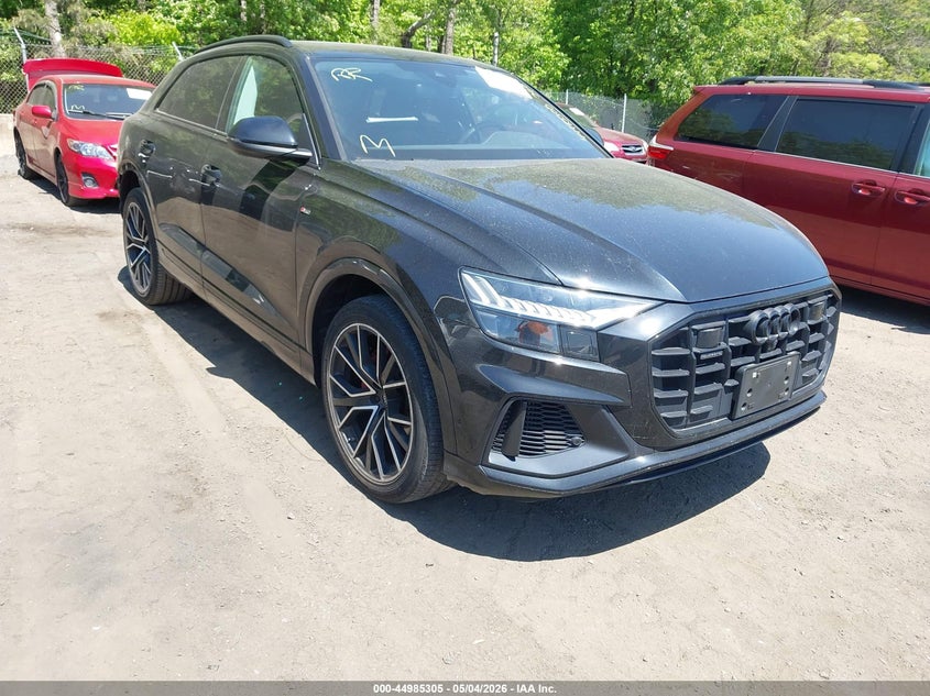 2023 Audi Q8 VIN WA1EVBF11PD010875 IAAI salvage auction — REAR END, Wait Title, sold $22,900 on 2026-07-29 (photo 1)