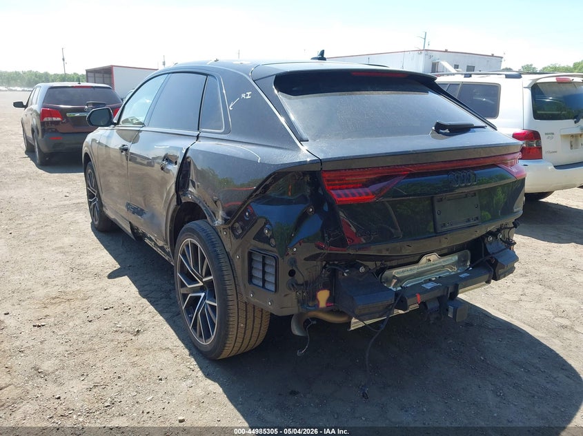 2023 Audi Q8 VIN WA1EVBF11PD010875 IAAI salvage auction — REAR END, Wait Title, sold $22,900 on 2026-07-29 (photo 3)