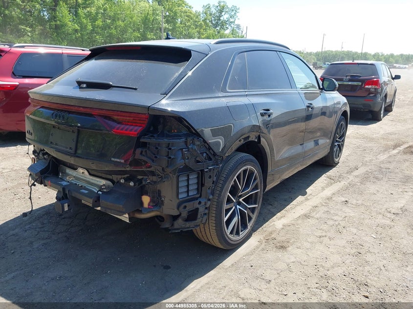 2023 Audi Q8 VIN WA1EVBF11PD010875 IAAI salvage auction — REAR END, Wait Title, sold $22,900 on 2026-07-29 (photo 4)