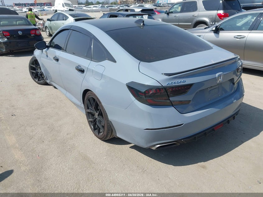 2022 Honda Accord VIN 1HGCV1F44NA108669 IAAI salvage auction — RIGHT SIDE, Salvage (California), sold $8,075 on 2026-07-29 (photo 3)