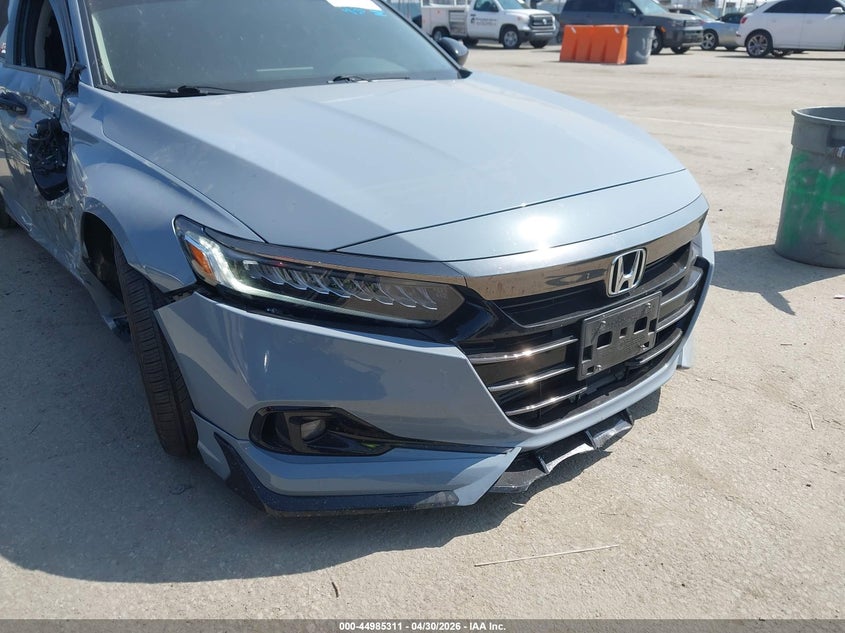 2022 Honda Accord VIN 1HGCV1F44NA108669 IAAI salvage auction — RIGHT SIDE, Salvage (California), sold $8,075 on 2026-07-29 (photo 6)