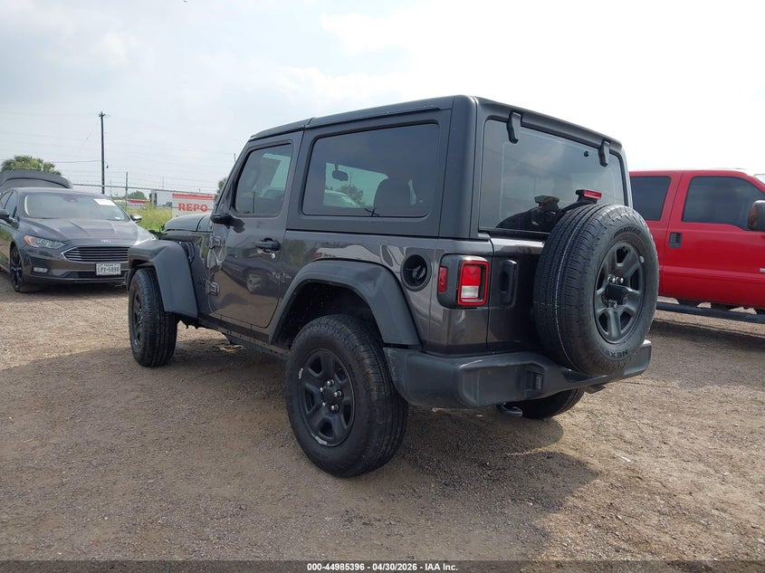 2025 Jeep Wrangler / VIN 1C4PJXAN9SW594568 IAAI salvage auction — FRONT END, Original (Texas), sold $10,600 on 2026-07-11 (photo 3)