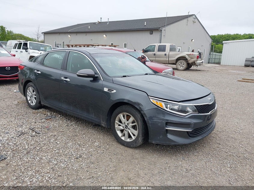 2016 Kia Optima VIN KNAGT4L37G5110685 IAAI salvage auction — NORMAL WEAR, Salvage (Texas), sold $425 on 2026-07-29 (photo 1)