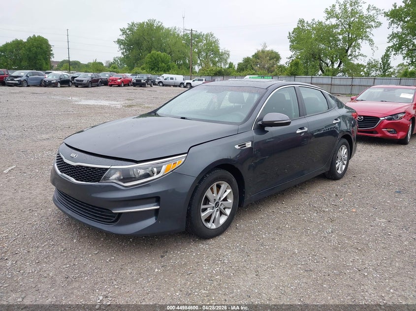 2016 Kia Optima VIN KNAGT4L37G5110685 IAAI salvage auction — NORMAL WEAR, Salvage (Texas), sold $425 on 2026-07-29 (photo 2)