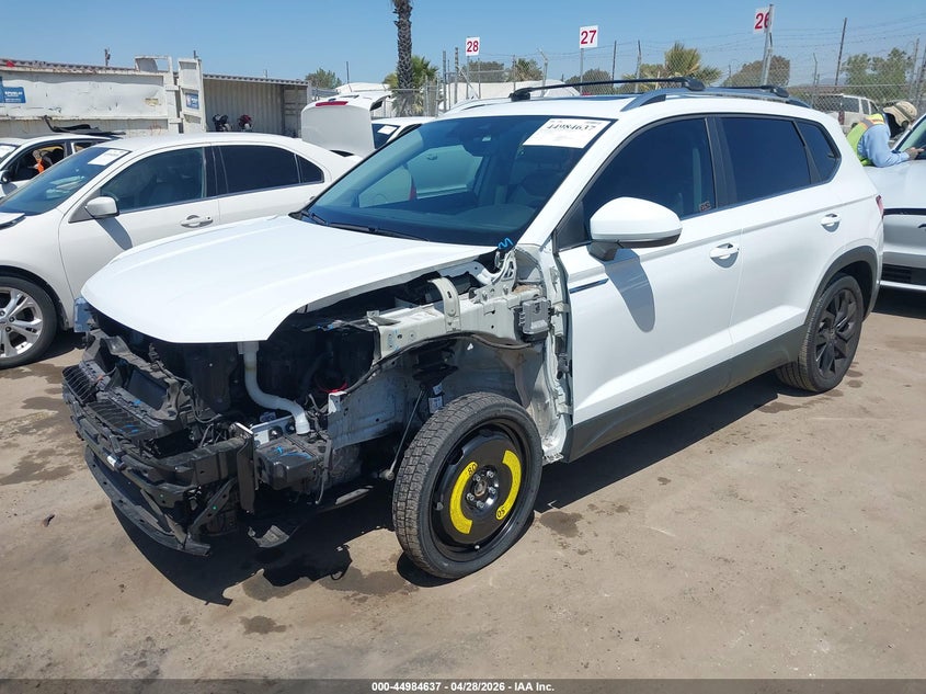 2024 Volkswagen Taos VIN 3VVEX7B21RM106526 IAAI salvage auction — FRONT END, Salvage Title, sold $8,100 on 2026-07-15 (photo 2)