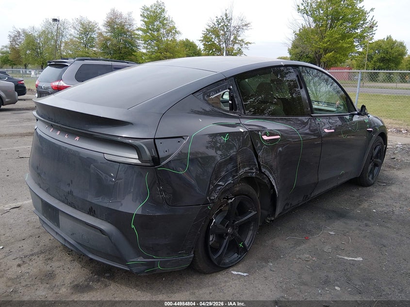 2026 Tesla Model y VIN 7SAYGDED9TA459874 IAAI salvage auction — RIGHT SIDE, Mv-907A (New York), sold $19,900 on 2026-07-30 (photo 4)