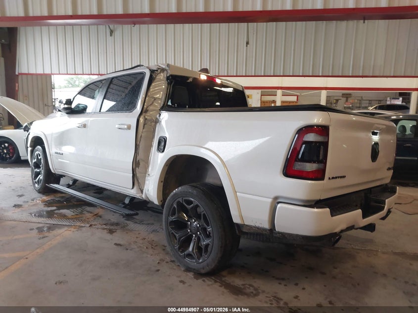 2022 Ram 1500 VIN 1C6SRFHT9NN118601 IAAI salvage auction — LEFT REAR, Wait Title, sold $19,200 on 2026-07-29 (photo 3)