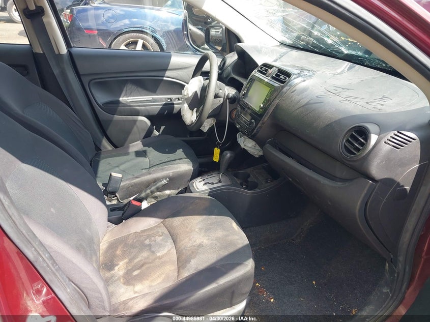 2020 Mitsubishi Mirage VIN ML32F3FJ8LHF06499 IAAI salvage auction — FRONT END, Salvage - Greater Than 75% (Maryland), sold $475 on 2026-07-07 (photo 5)