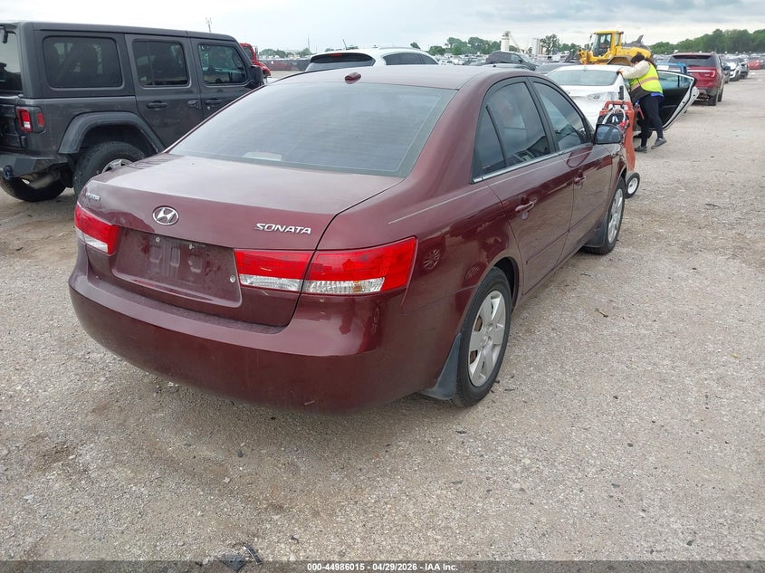 2007 Hyundai Sonata VIN 5NPET46C07H249210 IAAI salvage auction — RIGHT FRONT, Salvage (Texas), sold $300 on 2026-07-21 (photo 4)