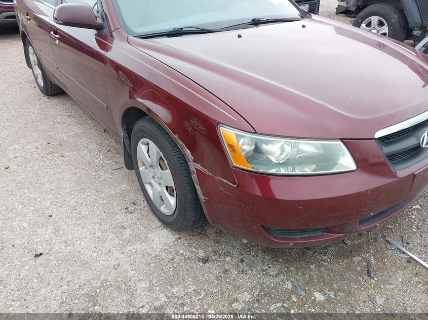 2007 Hyundai Sonata VIN 5NPET46C07H249210 IAAI salvage auction — RIGHT FRONT, Salvage (Texas), sold $300 on 2026-07-21 (photo 6)