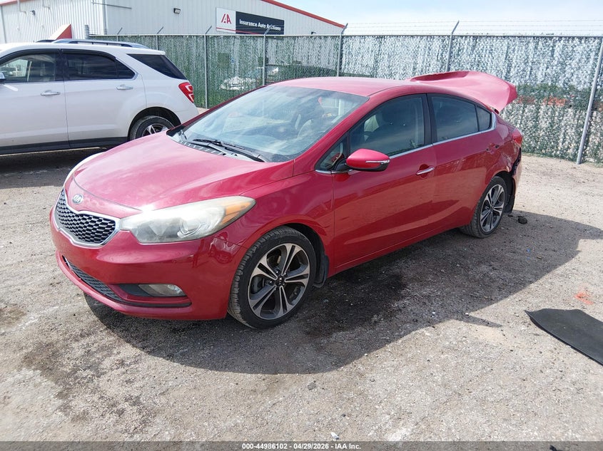 2014 Kia Forte VIN KNAFX4A83E5176579 IAAI salvage auction — REAR END, Salvage Title, sold $675 on 2026-07-24 (photo 2)