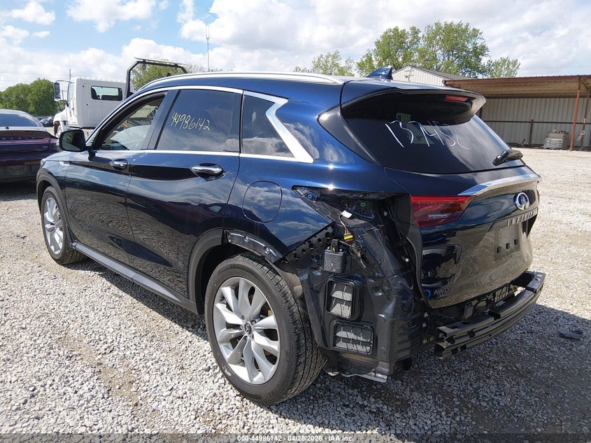 2019 Infiniti Qx50 VIN 3PCAJ5M36KF137452 IAAI salvage auction — REAR END, Salvage (Ohio), sold $7,475 on 2026-08-05 (photo 3)