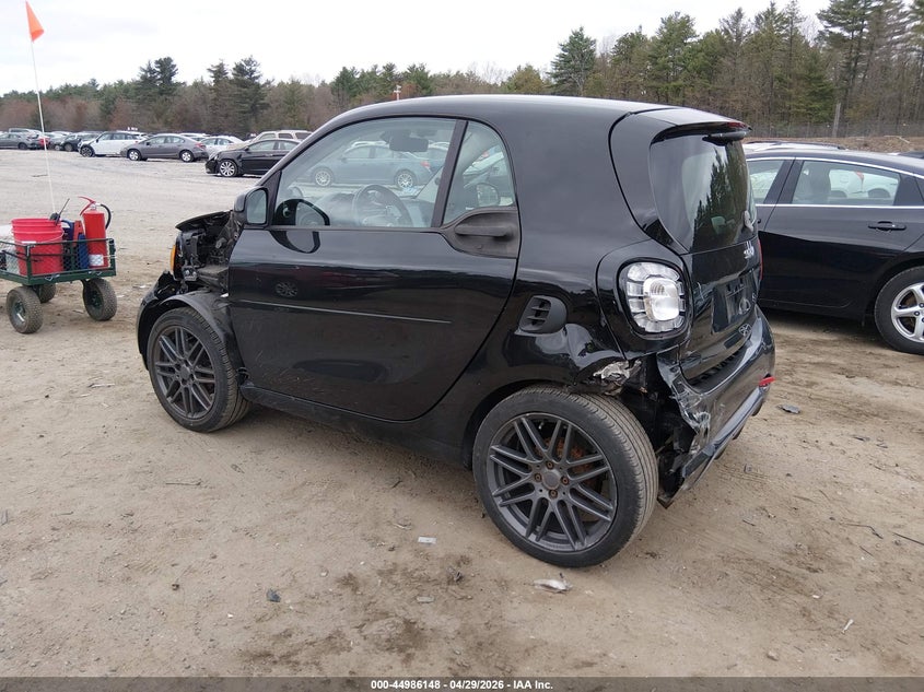 2017 Smart Fortwo VIN WMEFJ5DA0HK172618 IAAI salvage auction — FRONT & REAR, Salvage (Massachusetts), sold $4,550 on 2026-07-17 (photo 3)