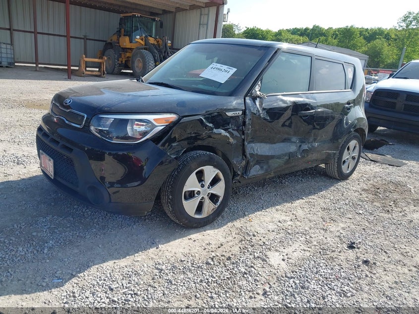 2016 Kia Soul VIN KNDJN2A23G7284405 IAAI salvage auction — LEFT SIDE, Salvage (Ohio), sold $1,000 on 2026-07-08 (photo 2)