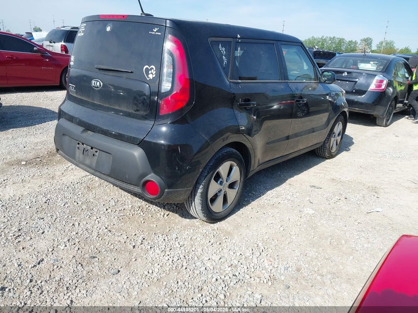 2016 Kia Soul VIN KNDJN2A23G7284405 IAAI salvage auction — LEFT SIDE, Salvage (Ohio), sold $1,000 on 2026-07-08 (photo 4)