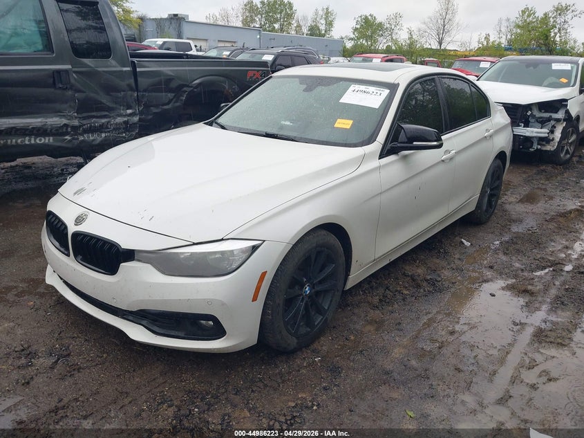 2016 BMW 3er VIN WBA8E5G5XGNT94247 IAAI salvage auction — RIGHT FRONT, Salvage (Ohio), sold $700 on 2026-07-14 (photo 2)