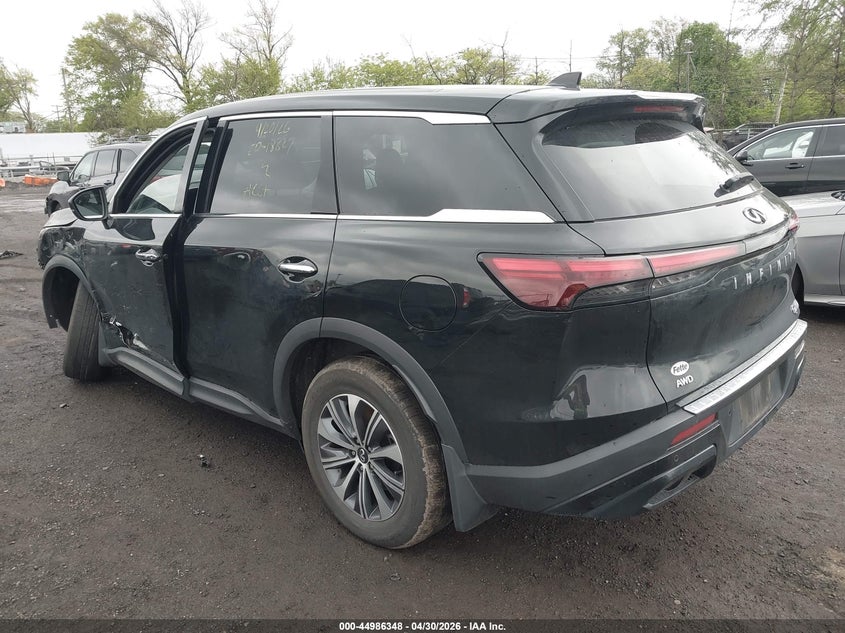 2024 Infiniti Qx60 VIN 5N1DL1ES8RC347592 IAAI salvage auction — FRONT END, Salvage (New Jersey), sold $8,700 on 2026-07-27 (photo 3)
