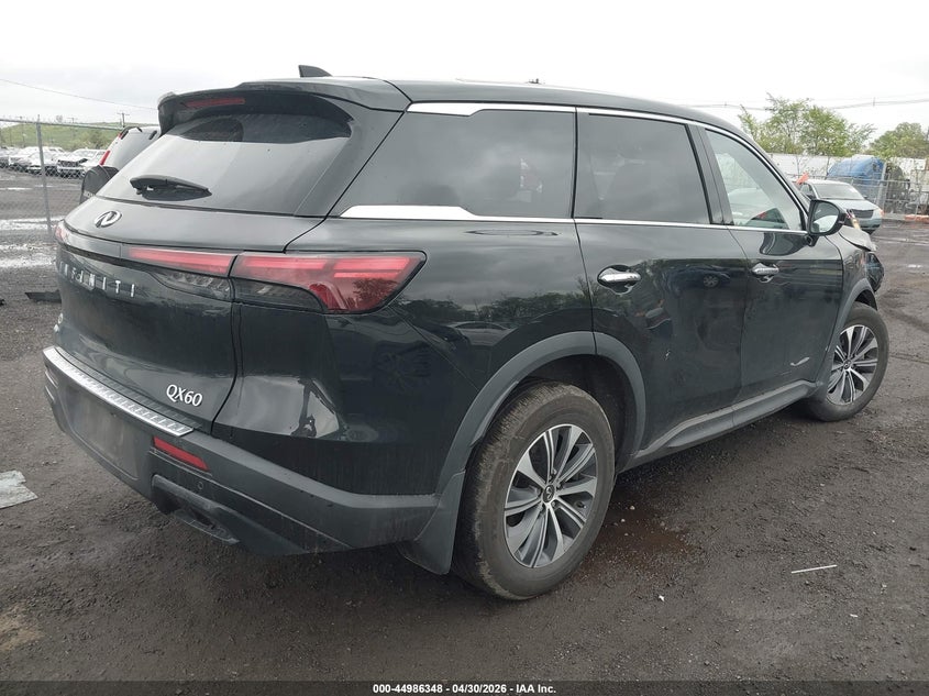 2024 Infiniti Qx60 VIN 5N1DL1ES8RC347592 IAAI salvage auction — FRONT END, Salvage (New Jersey), sold $8,700 on 2026-07-27 (photo 4)
