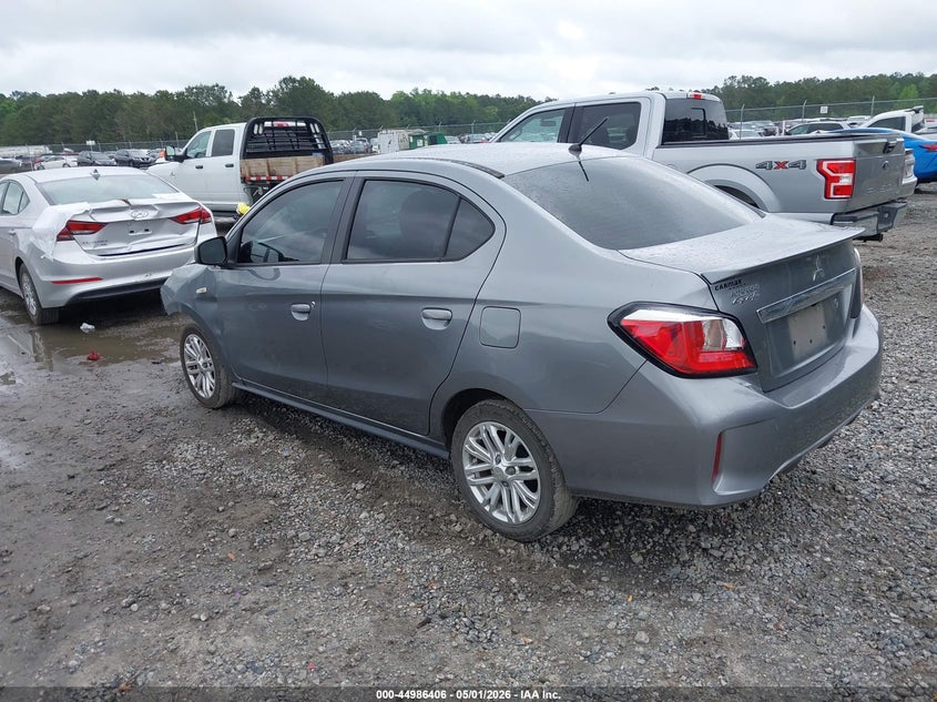 2021 Mitsubishi Mirage VIN ML32FUFJ7MHF01849 IAAI salvage auction — FRONT END, Salvage (Georgia), sold $1,500 on 2026-07-09 (photo 3)
