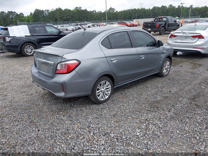 2021 Mitsubishi Mirage VIN ML32FUFJ7MHF01849 IAAI salvage auction — FRONT END, Salvage (Georgia), sold $1,500 on 2026-07-09 (photo 4)