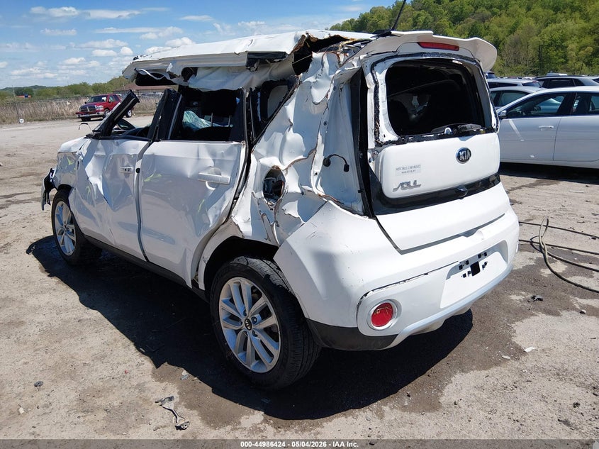 2017 Kia Soul VIN KNDJP3A51H7468124 IAAI salvage auction — ROLLOVER, Non-Repairable Certificate (West Virginia), sold $325 on 2026-07-11 (photo 3)