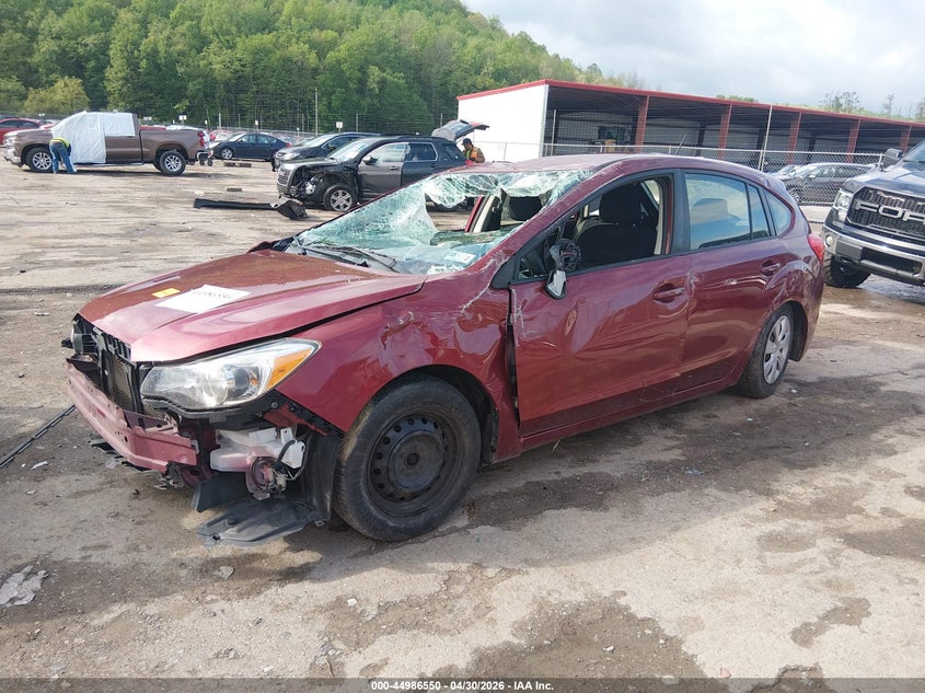 2013 Subaru Impreza VIN JF1GPAA61DH805702 IAAI salvage auction — ROLLOVER, Salvage (West Virginia), sold $175 on 2026-07-09 (photo 2)