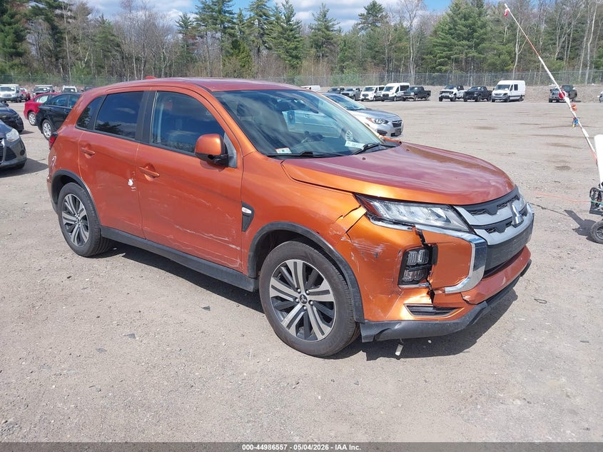 2020 Mitsubishi Outlander VIN JA4AR3AU5LU022371 IAAI salvage auction — FRONT & REAR, Salvage (Massachusetts), sold $4,050 on 2026-07-25 (photo 1)