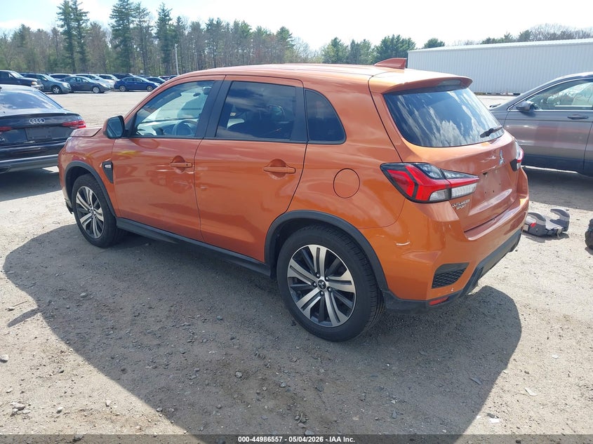 2020 Mitsubishi Outlander VIN JA4AR3AU5LU022371 IAAI salvage auction — FRONT & REAR, Salvage (Massachusetts), sold $4,050 on 2026-07-25 (photo 3)
