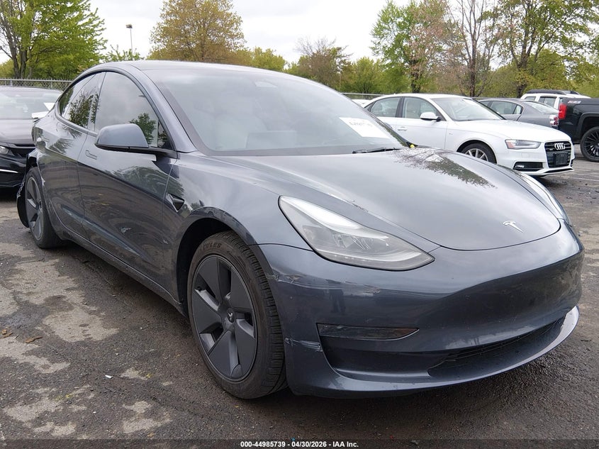 2023 Tesla Model 3 VIN 5YJ3E1EA3PF512451 IAAI salvage auction — REAR END, Salvage (New Jersey), sold $8,650 on 2026-07-16 (photo 1)