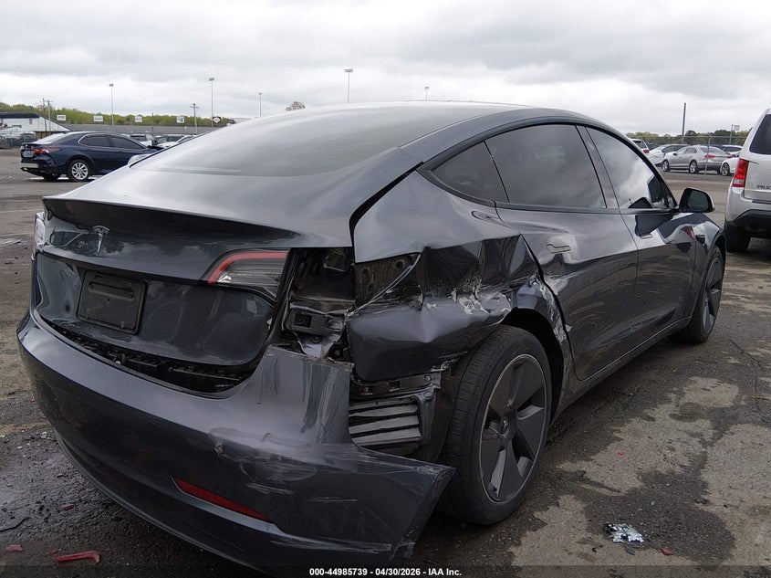 2023 Tesla Model 3 VIN 5YJ3E1EA3PF512451 IAAI salvage auction — REAR END, Salvage (New Jersey), sold $8,650 on 2026-07-16 (photo 4)