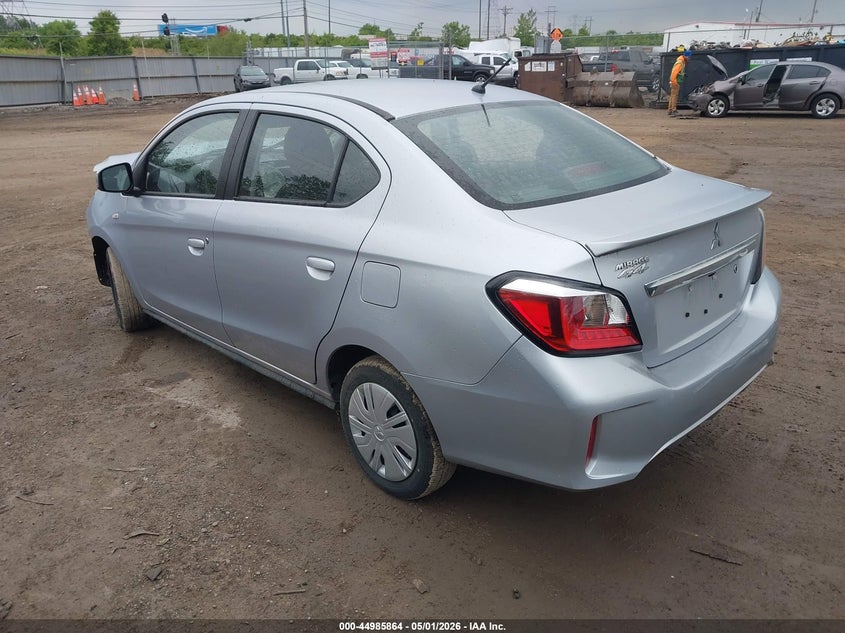 2023 Mitsubishi Mirage VIN ML32FUFJ1PHF04086 IAAI salvage auction — FRONT END, Salvage (Idaho), sold $1,550 on 2026-07-23 (photo 3)