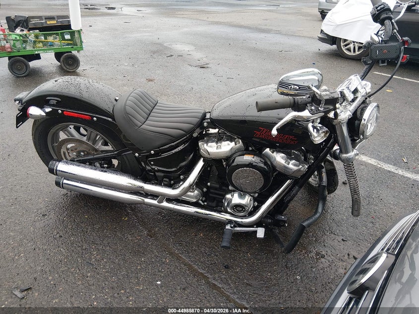 2023 Harley-davidson Softail VIN 1HD1BVJ10PB056763 IAAI salvage auction — FRONT END, Salvage (New Jersey), sold $2,050 on 2026-07-08 (photo 1)