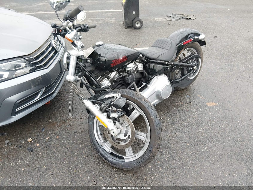 2023 Harley-davidson Softail VIN 1HD1BVJ10PB056763 IAAI salvage auction — FRONT END, Salvage (New Jersey), sold $2,050 on 2026-07-08 (photo 2)