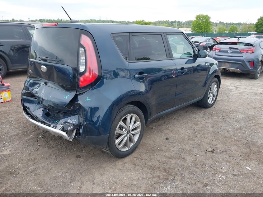2018 Kia Soul VIN KNDJP3A57J7611194 IAAI salvage auction — REAR END, Salvage Title, sold $2,200 on 2026-07-17 (photo 4)