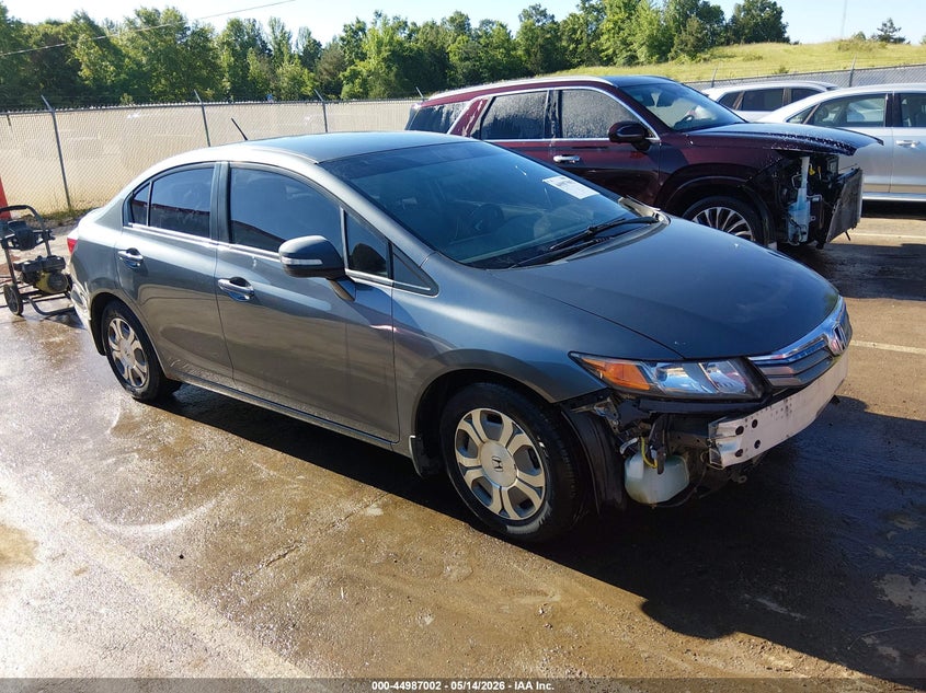 2012 Honda Civic VIN JHMFB4F37CS005698 IAAI salvage auction — FRONT END, Salvage (Mississippi), sold $450 on 2026-07-16 (photo 1)
