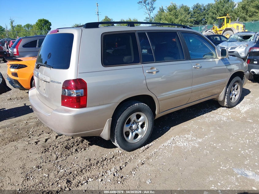2005 Toyota Highlander VIN JTEHD21A650036997 IAAI salvage auction — NORMAL WEAR, Original (Kentucky), sold $800 on 2026-07-06 (photo 4)
