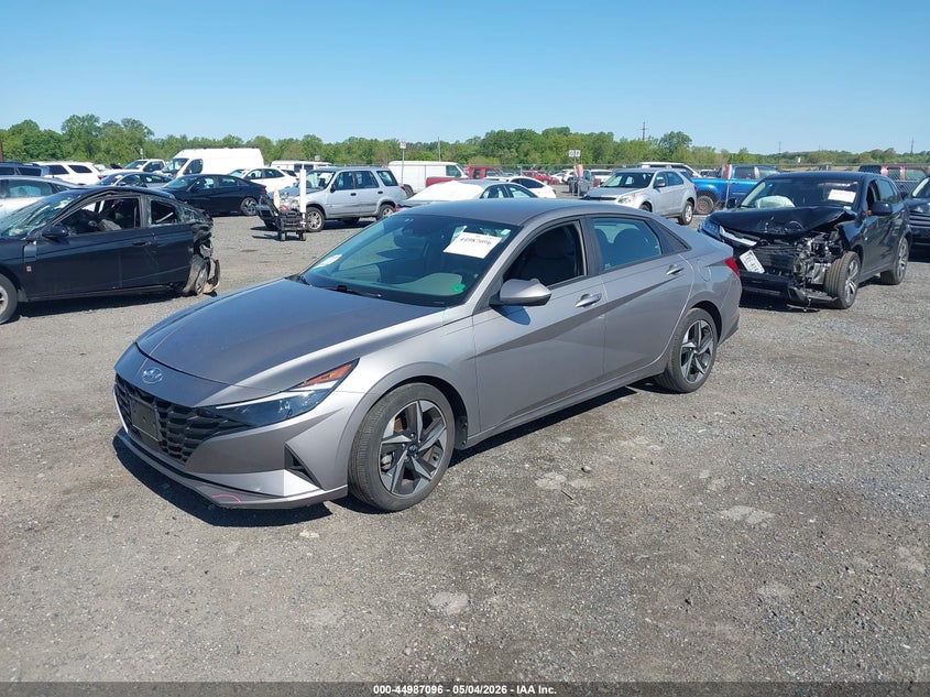 2023 Hyundai Elantra VIN KMHLS4AG5PU602806 IAAI salvage auction — RIGHT FRONT, Salvage - Greater Than 75% (Maryland), sold $4,050 on 2026-07-06 (photo 2)