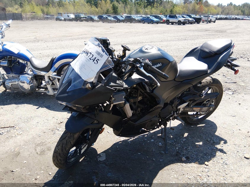 2026 Kawasaki Ninja VIN ML5EXGH19TDA73403 IAAI salvage auction — ALL OVER, Salvage (Massachusetts), sold $1,425 on 2026-09-12 (photo 2)