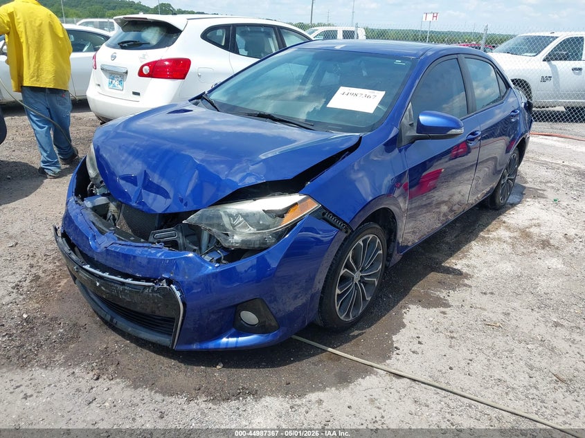2015 Toyota Corolla VIN 5YFBURHE6FP193416 IAAI salvage auction — FRONT END, Clear (Oklahoma), sold $2,150 on 2026-07-13 (photo 2)