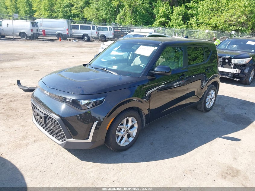 2023 Kia Soul VIN KNDJ23AU7P7896669 IAAI salvage auction — LEFT FRONT, Salvage - Greater Than 75% (Maryland), sold $4,975 on 2026-07-28 (photo 2)