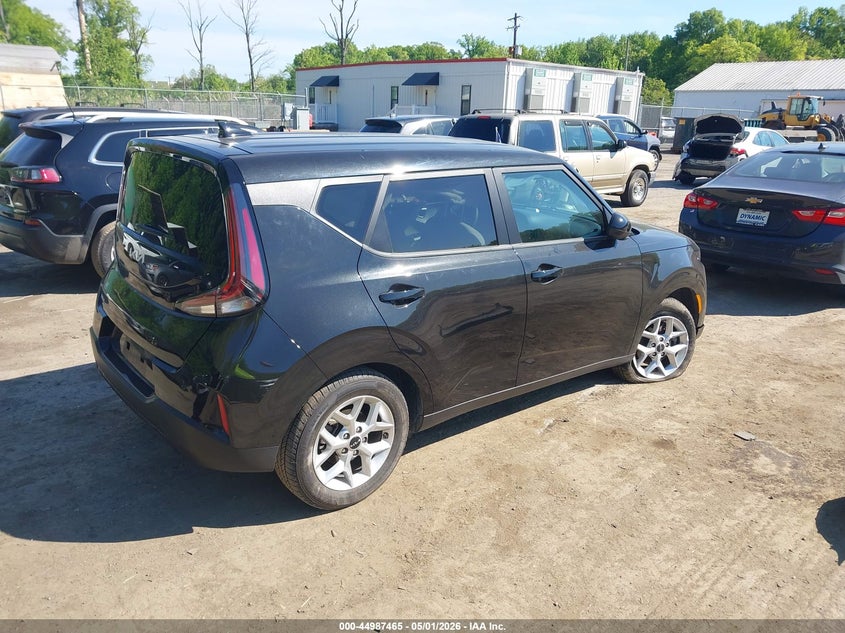 2023 Kia Soul VIN KNDJ23AU7P7896669 IAAI salvage auction — LEFT FRONT, Salvage - Greater Than 75% (Maryland), sold $4,975 on 2026-07-28 (photo 4)