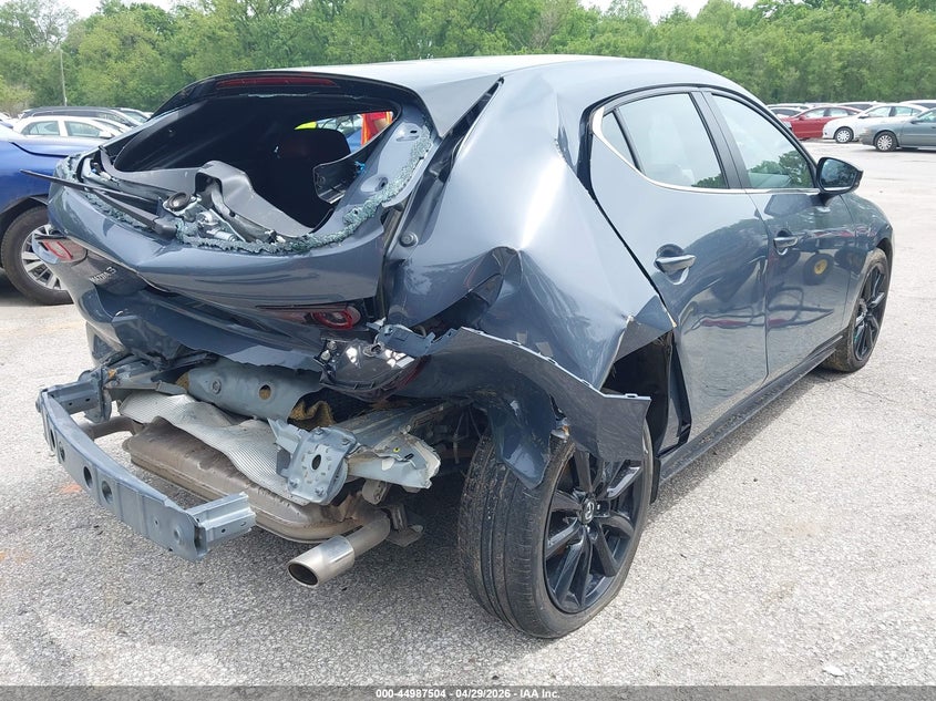 2023 Mazda 3 VIN JM1BPALM8P1607454 IAAI salvage auction — REAR END, Salvage (Kansas), sold $3,650 on 2026-07-15 (photo 4)