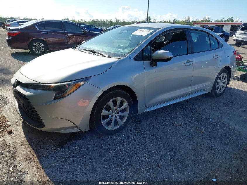 2023 Toyota Corolla VIN 5YFB4MDE2PP006652 IAAI salvage auction — RIGHT SIDE, Salvage Title, sold $4,550 on 2026-07-06 (photo 2)