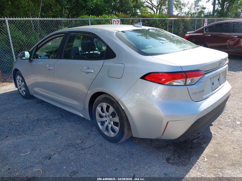 2023 Toyota Corolla VIN 5YFB4MDE2PP006652 IAAI salvage auction — RIGHT SIDE, Salvage Title, sold $4,550 on 2026-07-06 (photo 3)