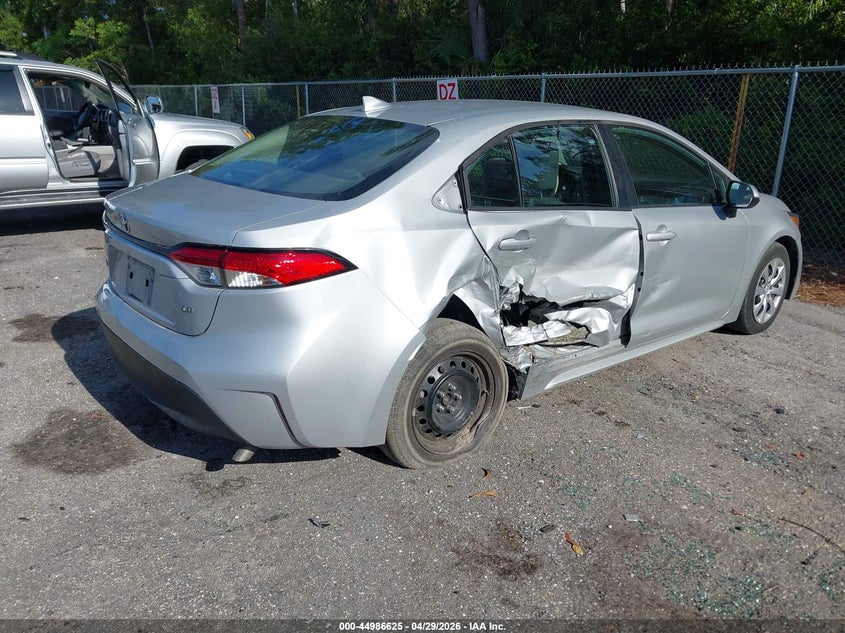 2023 Toyota Corolla VIN 5YFB4MDE2PP006652 IAAI salvage auction — RIGHT SIDE, Salvage Title, sold $4,550 on 2026-07-06 (photo 4)