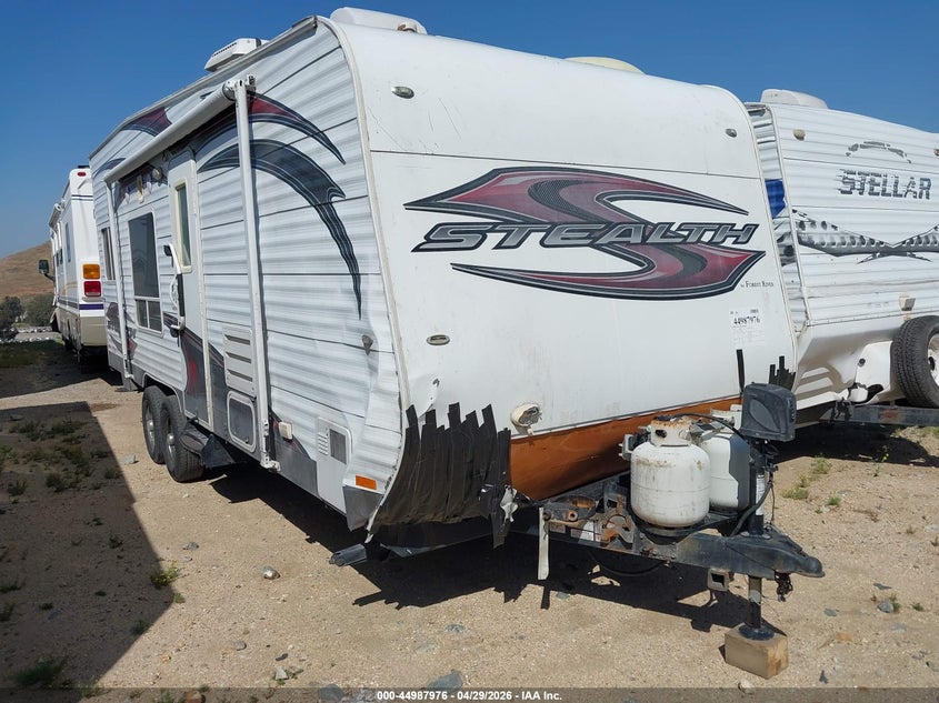 2013 Fore Stealth VIN 4X4TSFY21DC010888 IAAI salvage auction — FRONT END, Salvage (California), sold $2,800 on 2026-09-08 (photo 1)