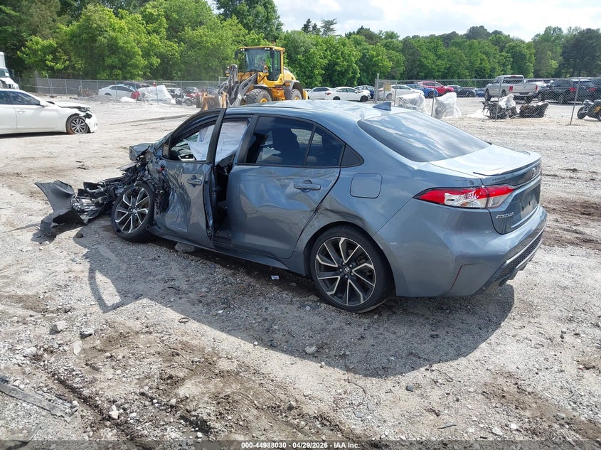 2022 Toyota Corolla VIN JTDS4MCE8N3505494 IAAI salvage auction — LEFT SIDE, Salvage (Georgia), sold $2,000 on 2026-07-17 (photo 3)