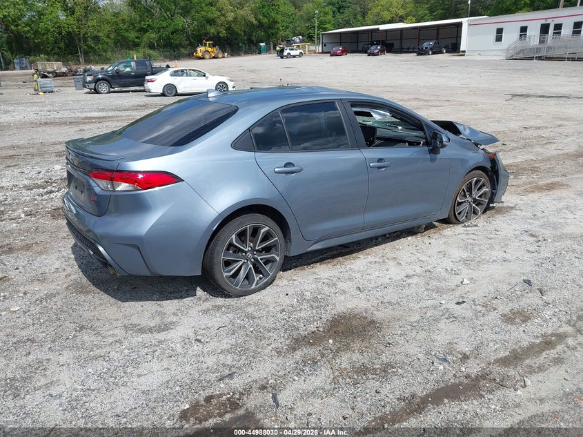 2022 Toyota Corolla VIN JTDS4MCE8N3505494 IAAI salvage auction — LEFT SIDE, Salvage (Georgia), sold $2,000 on 2026-07-17 (photo 4)